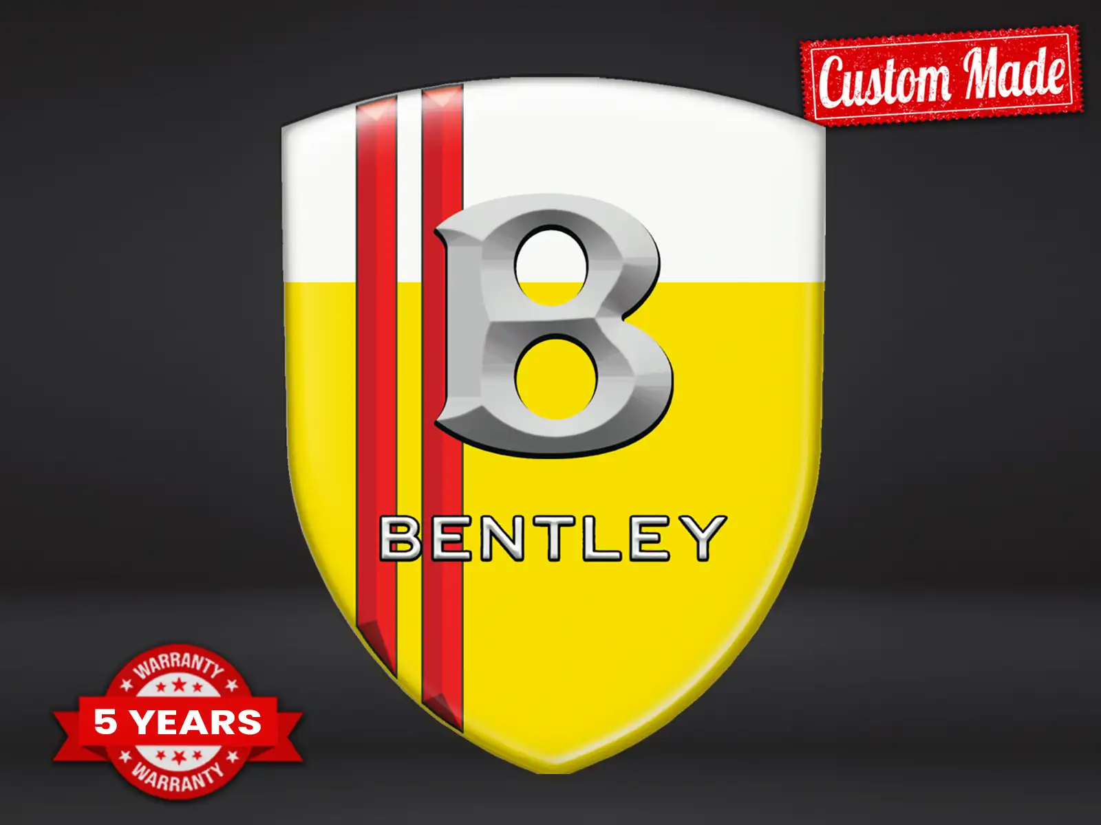 Bentley Insignias Auto Personalizadas Máximo Resistente 